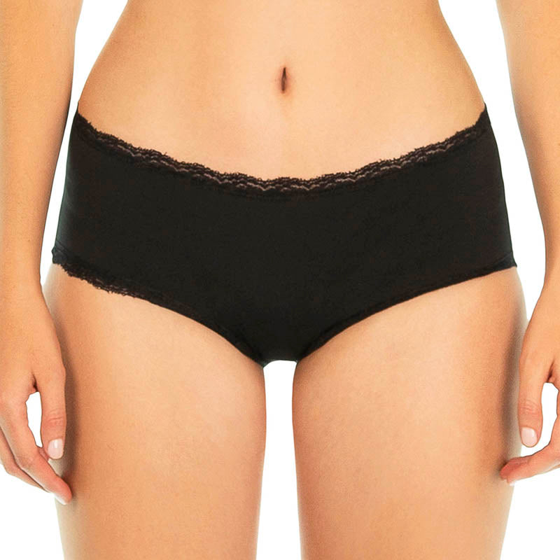 Panty Bikini Optima Interior Negro para Mujer