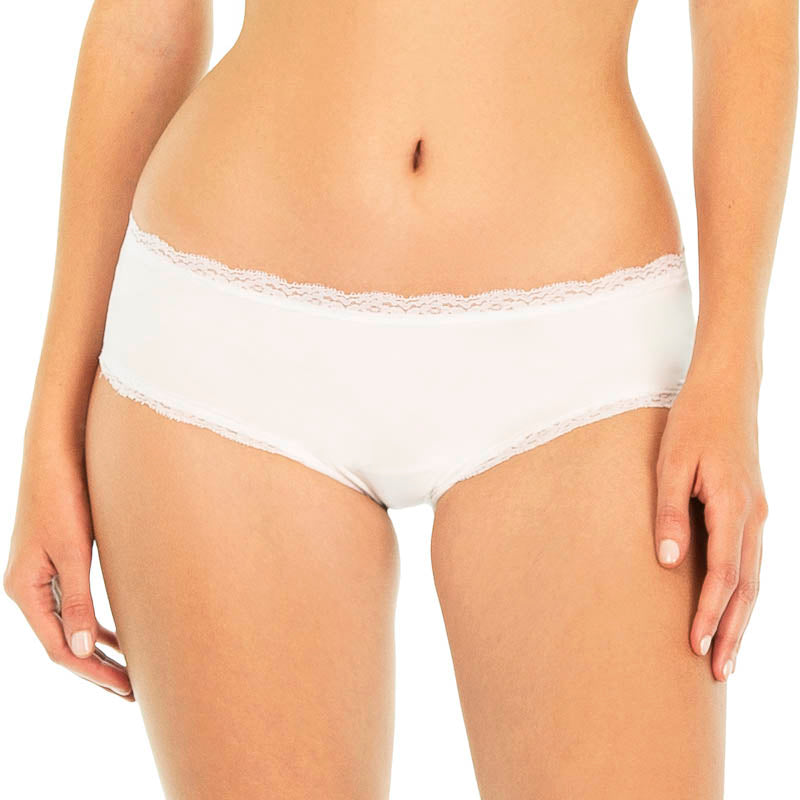 Panty Optima Interior Cheekie Blanco para Mujer