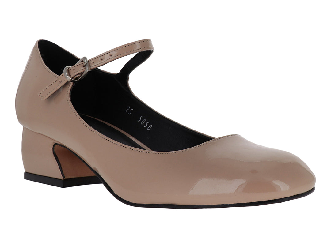 Zapatos de Tacón Via Libera Color Nude para Mujer