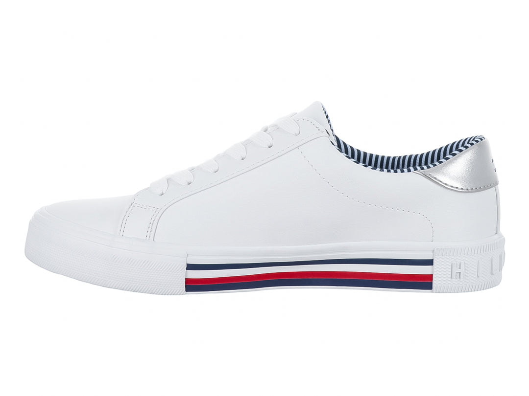 Tenis Tommy Hilfiger Twkery Blanco y Plata para Mujer