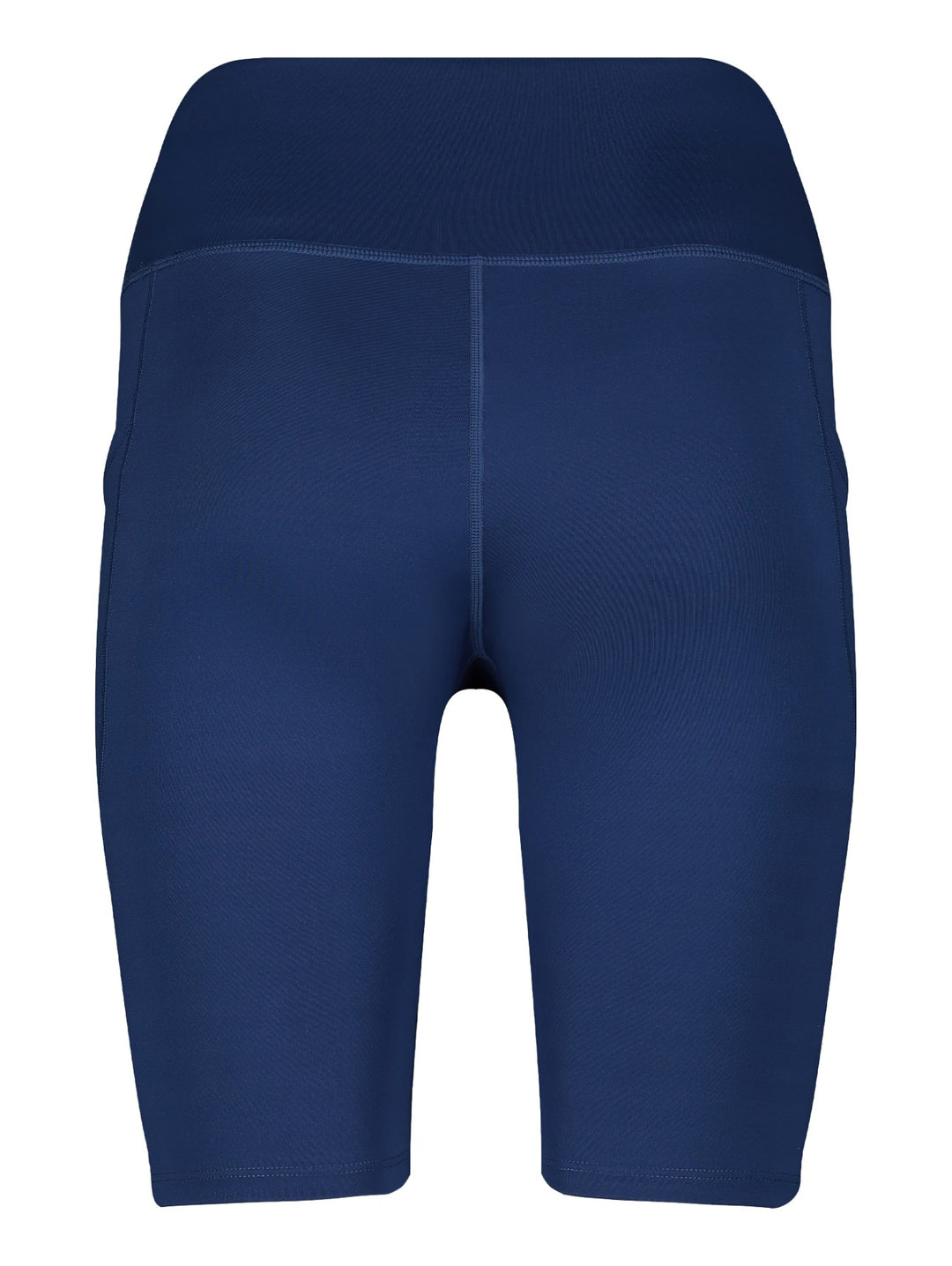 Mallas deportivas tipo biker en color azul petróleo con cintura alta.