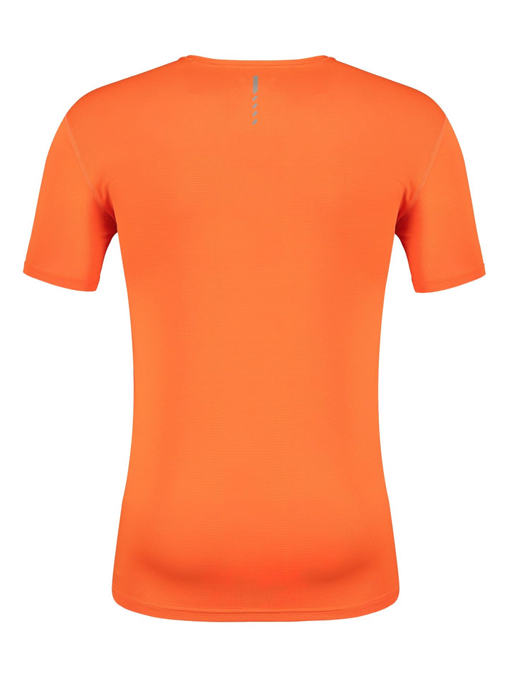 Playera Charly Manga Corta Naranja para Hombre
