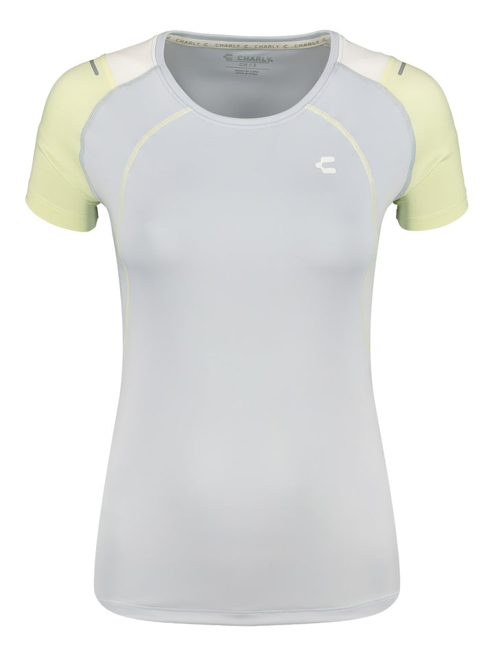 Playera Deportiva Charly Azul Claro para Mujer