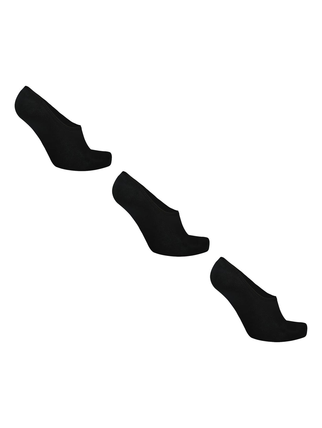 Pack 3 Calcetines Invisibles Charly Negro para Hombre