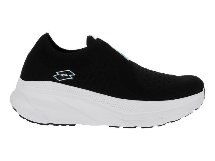 Tenis Lotto Eddie W Negro y Aqua para Mujer
