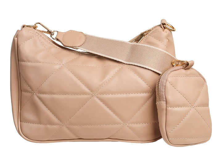 Bolsa Felianna Semilunar Color Kakhy para Mujer