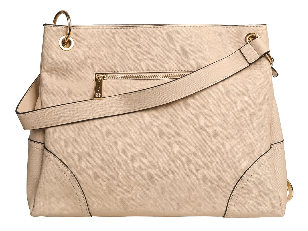 Bolsa de Hombro Felianna Color Nude para Mujer