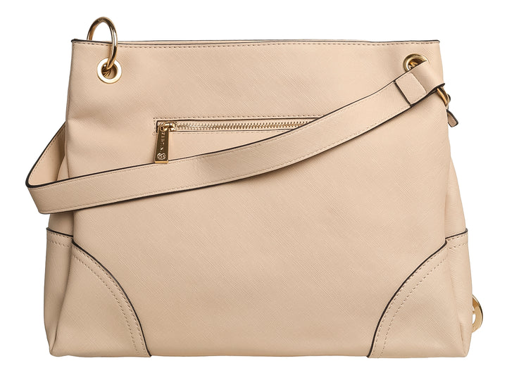 Bolsa de Hombro Felianna Color Nude para Mujer