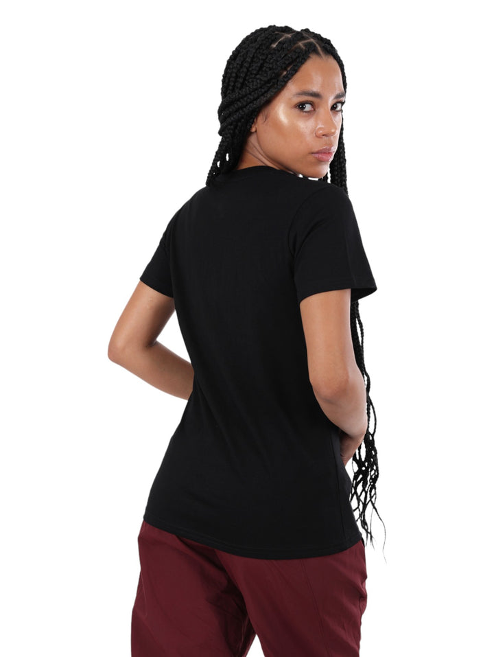 Playera Reebok Basic Cotton Negro para Mujer