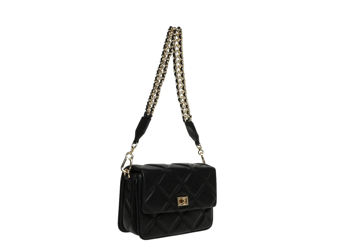 Bolso Crossbody Steve Madden Broone Negro y Dorado para Mujer