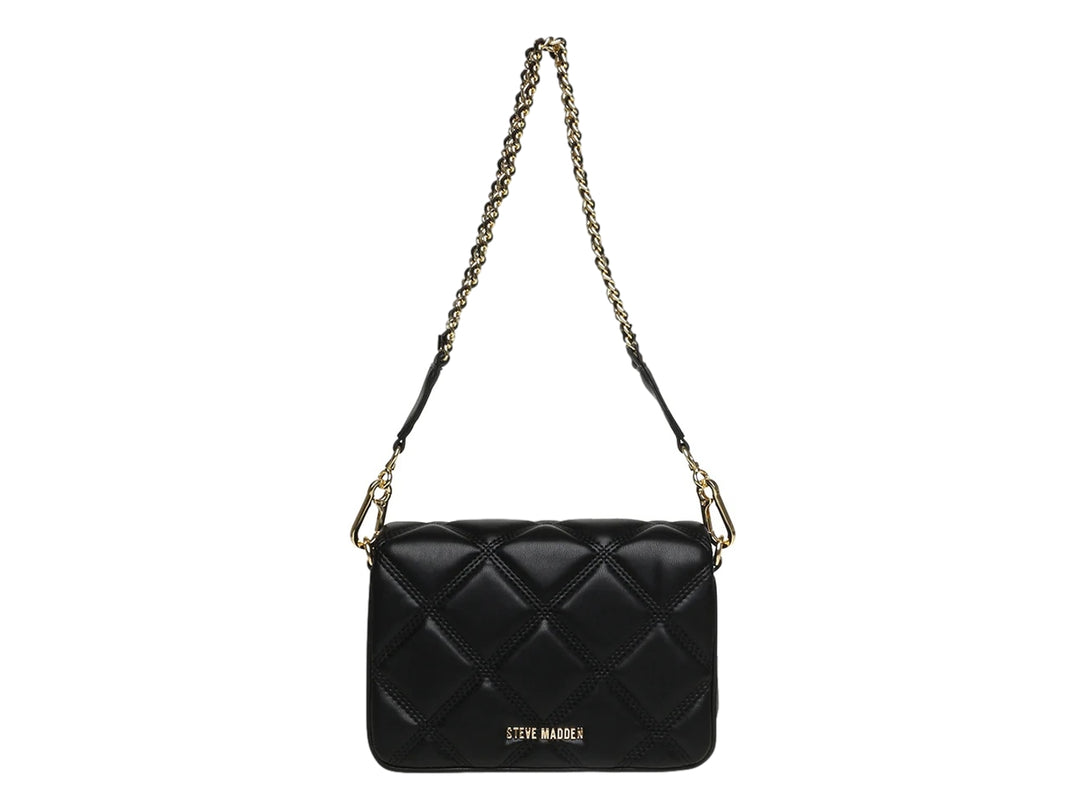 Bolso Crossbody Steve Madden Broone Negro y Dorado para Mujer
