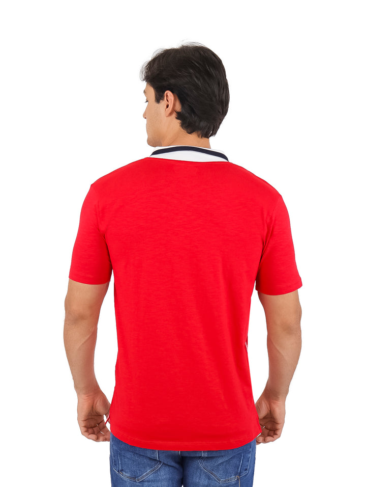 Playera Polo American Fly Rojo para Hombre