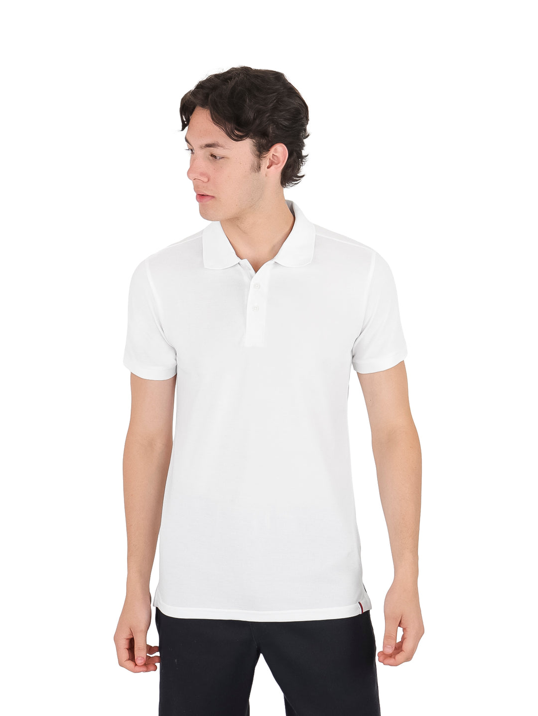 Playera Polo American Fly Blanco para Hombre