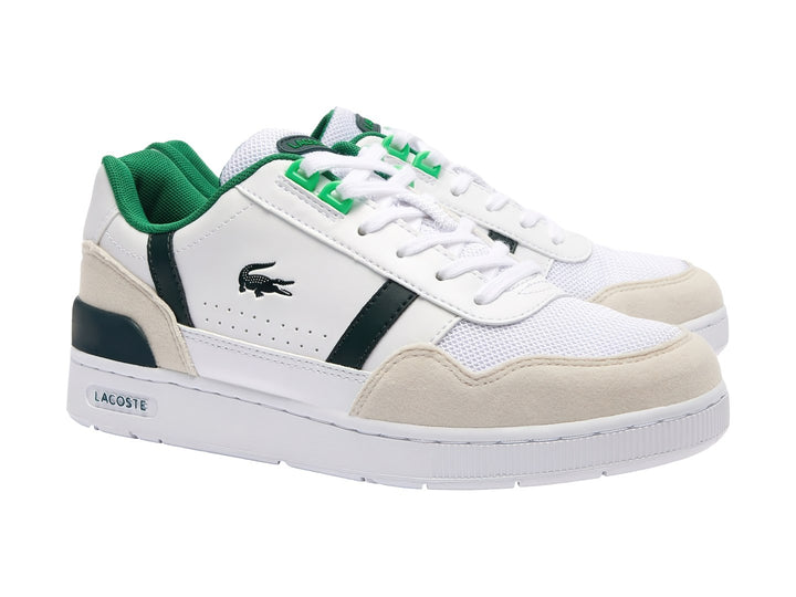 Tenis Lacoste T-Clip Blancos para Niño