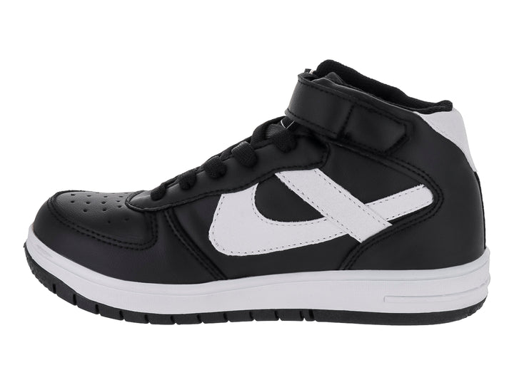 Tenis Panam Negro con Blanco para Niño
