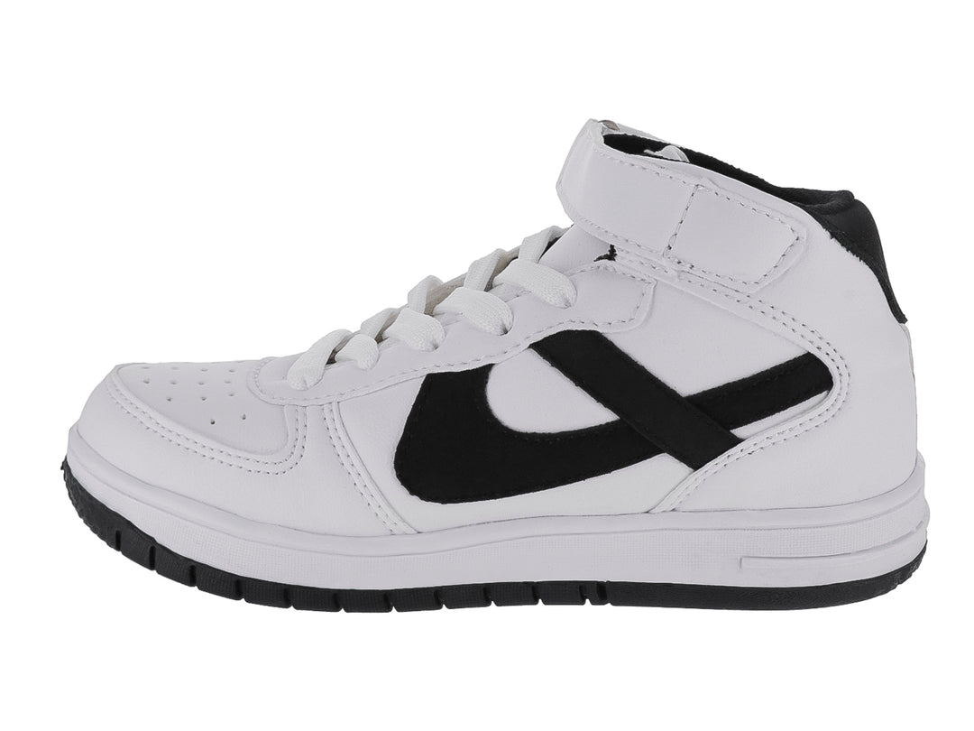 Tenis Panam Blanco y Negro para Niño