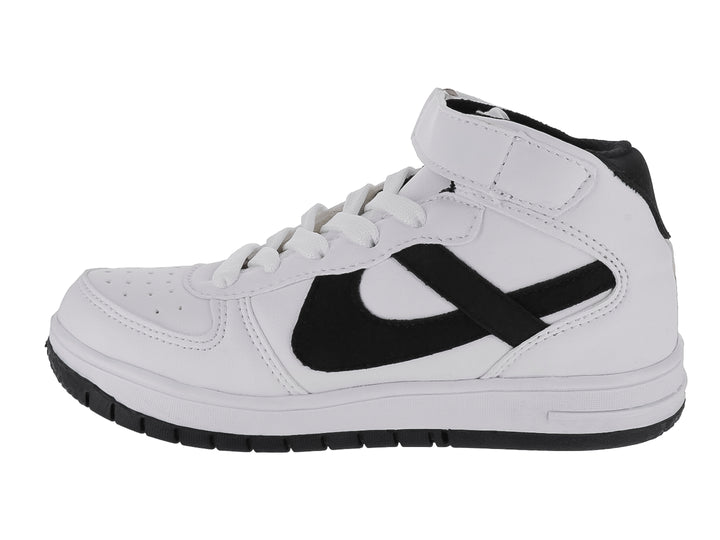 Tenis Panam Blanco y Negro para Niño