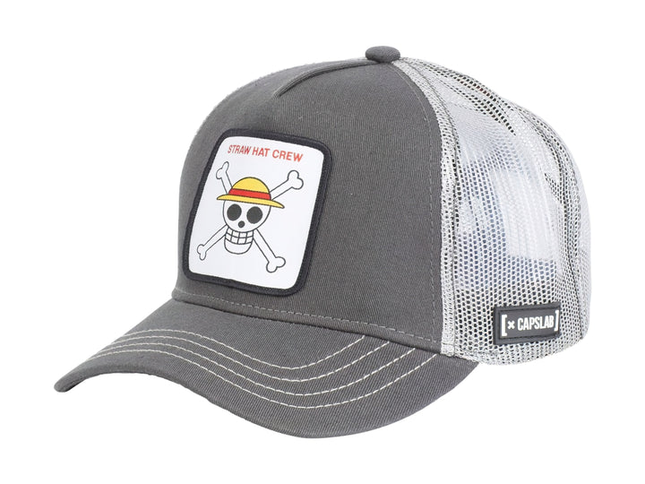 Gorra Snapback Caps Lab One Piece Gris para Hombre