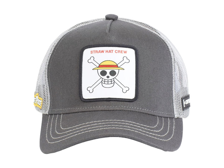 Gorra Snapback Caps Lab One Piece Gris para Hombre
