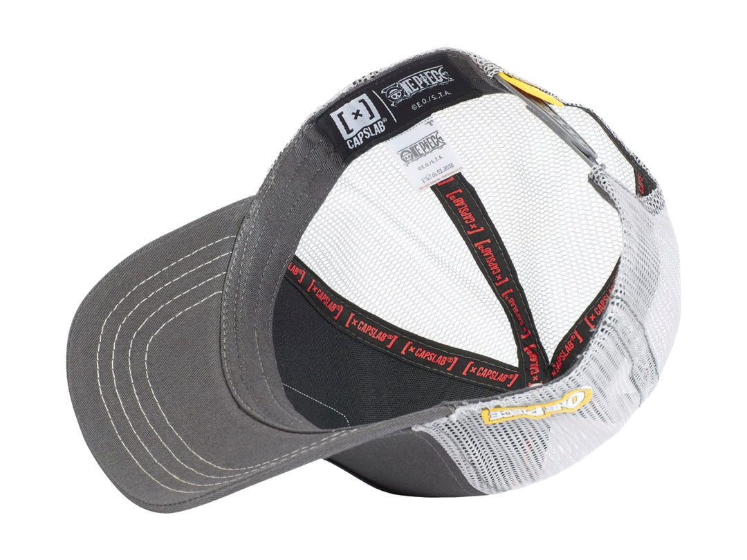 Gorra Snapback Caps Lab One Piece Gris para Hombre