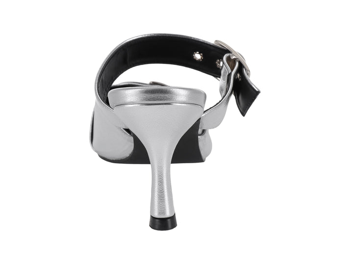 Sandalias Mule ROZE Plata para Mujer
