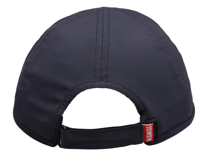 Gorra deportiva K-Swiss en color azul navy con logotipo frontal y año 1966 en el lateral.