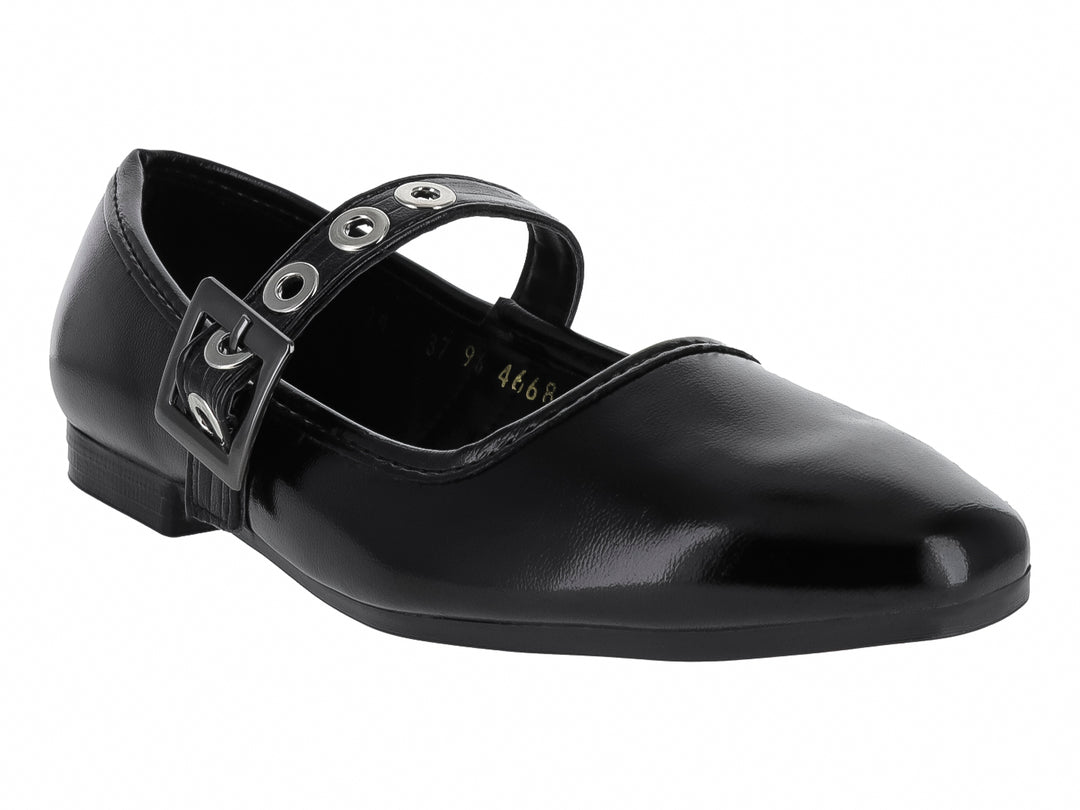 Zapatos Planos Meli&amp;Ana Negros para Mujer