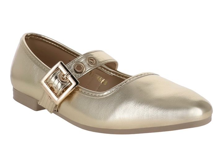 Zapatos Planos MELI&amp;ANA Color Oro para Mujer