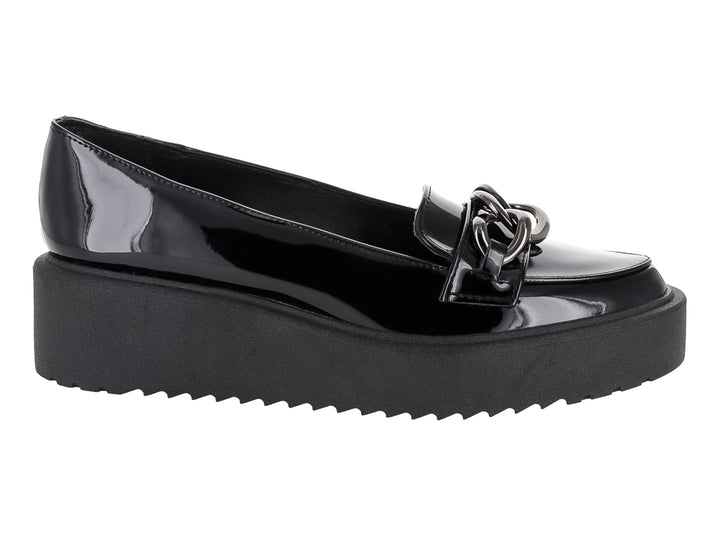 Mocasines de Charol Negro MELI&amp;ANA para Mujer