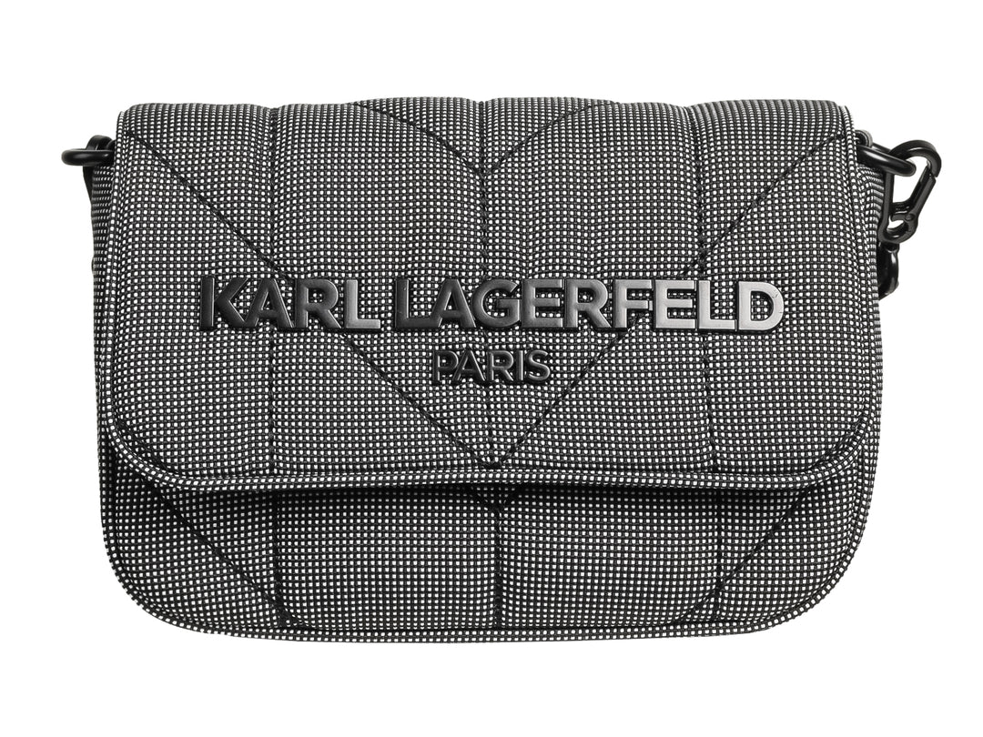 Bolsa Karl Lagerfeld Cruzada Negro y Blanco para Mujer
