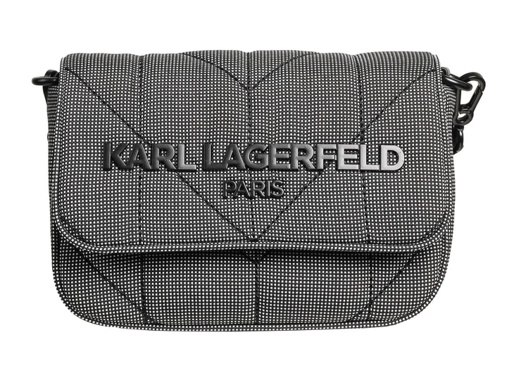 Bolsa Karl Lagerfeld Cruzada Negro y Blanco para Mujer