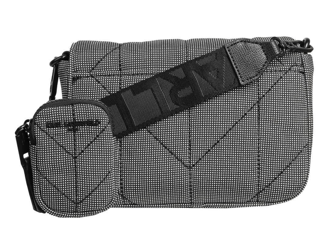 Bolsa Karl Lagerfeld Cruzada Negro y Blanco para Mujer