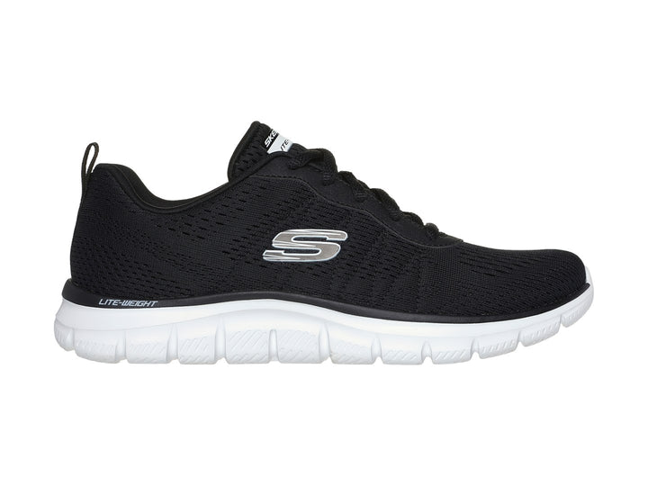 Tenis Skechers Track Negro con Blanco para Mujer