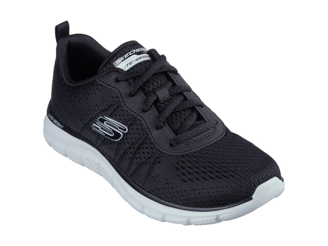 Tenis Skechers Track Negro con Blanco para Mujer