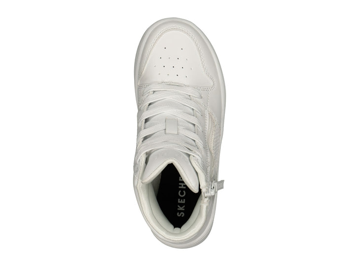Tenis Skechers Court High Blanco para Niña