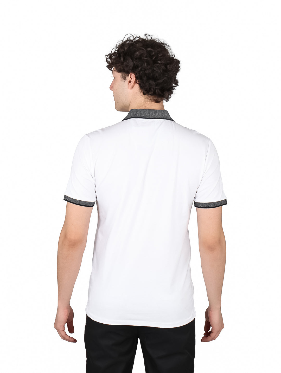 Playera Polo DKNY Blanco para Hombre