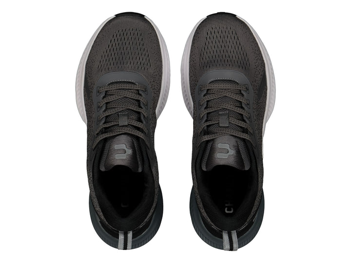 Tenis Charly Running Gris Oxford y Negro para Hombre