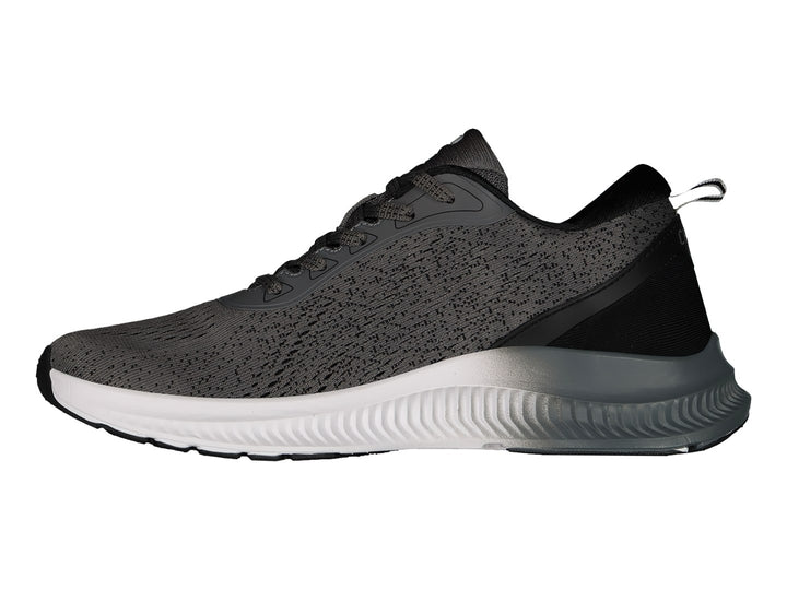 Tenis Charly Running Gris Oxford y Negro para Hombre