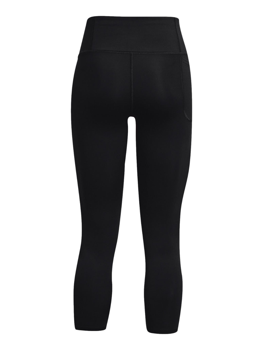 Leggings deportivos Under Armour color negro, de talle alto y ajuste ceñido al cuerpo.