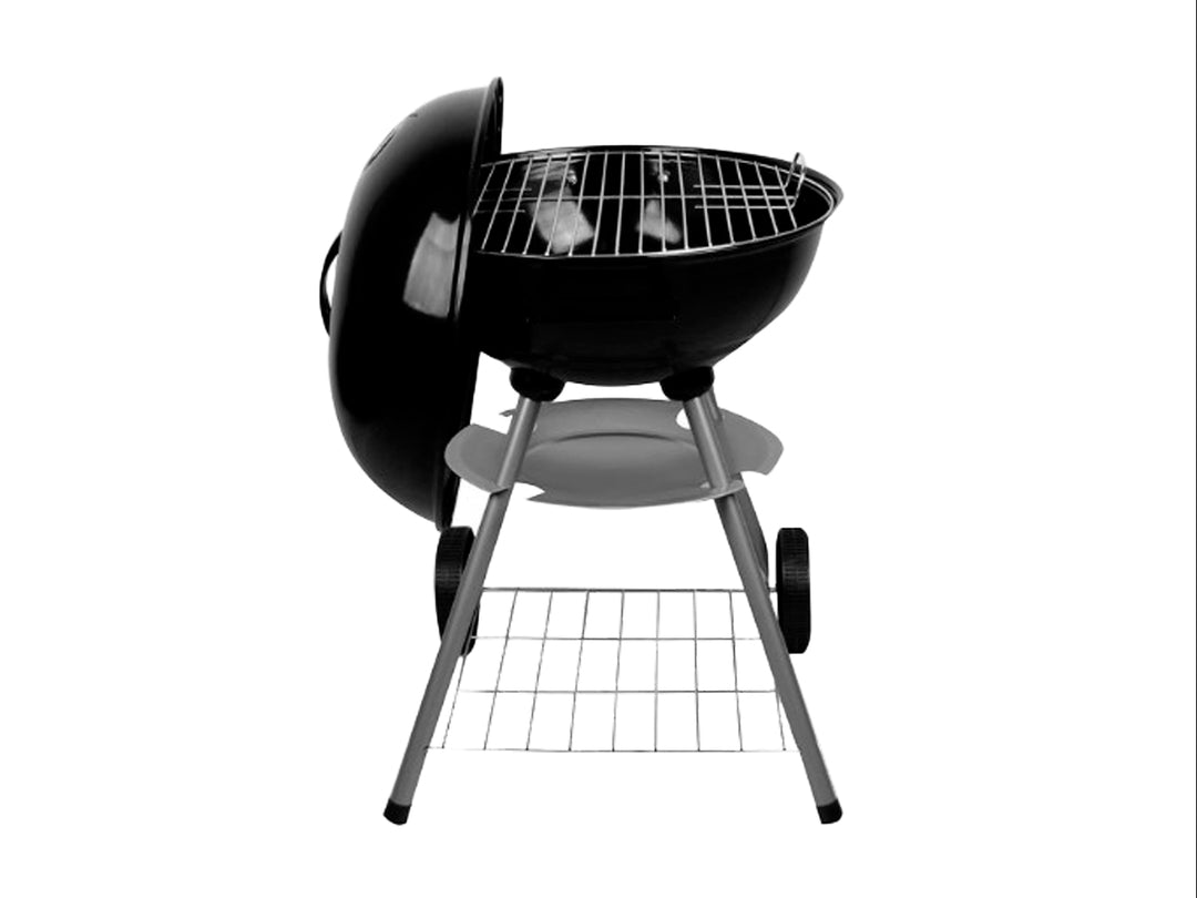 Asador Circular Aquila Negro con Ruedas