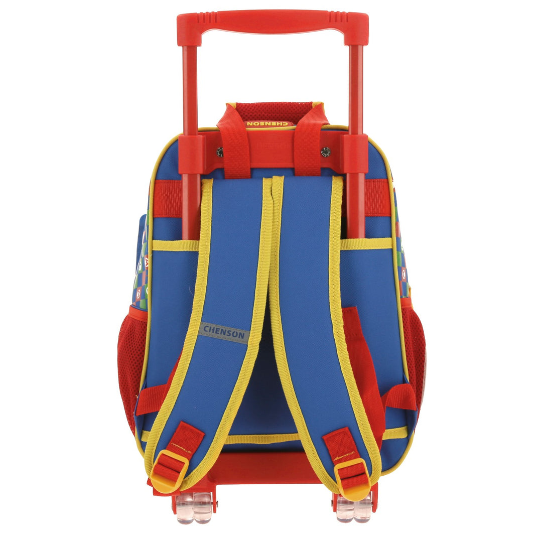 Mochila Rodante Chenson Mario Bros Azul y Rojo para Niño