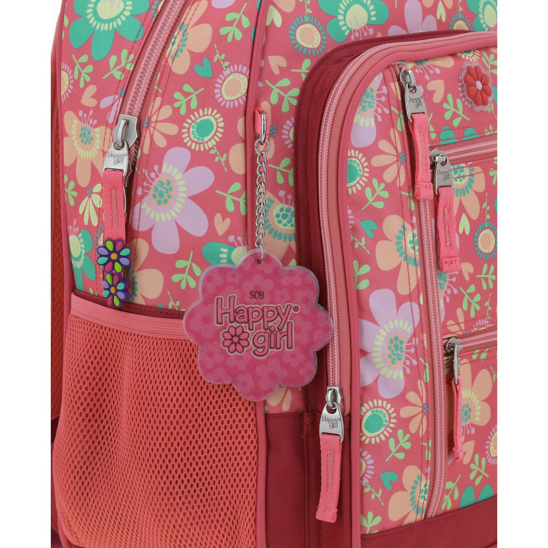 Mochila Escolar Chenson Rosa para Niña