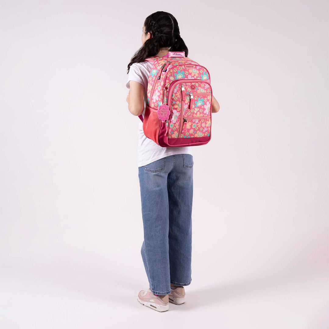 Mochila Escolar Chenson Rosa para Niña