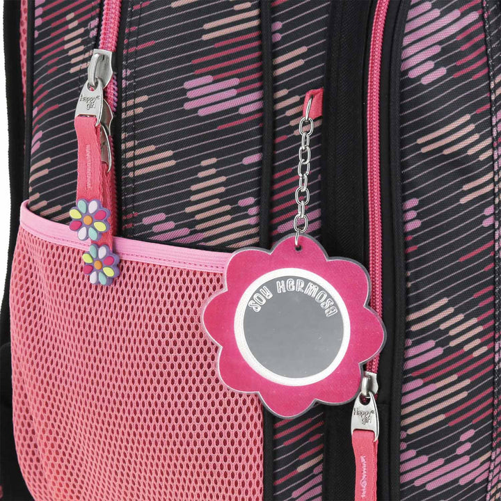 Mochila Escolar Chenson Negro para Niña