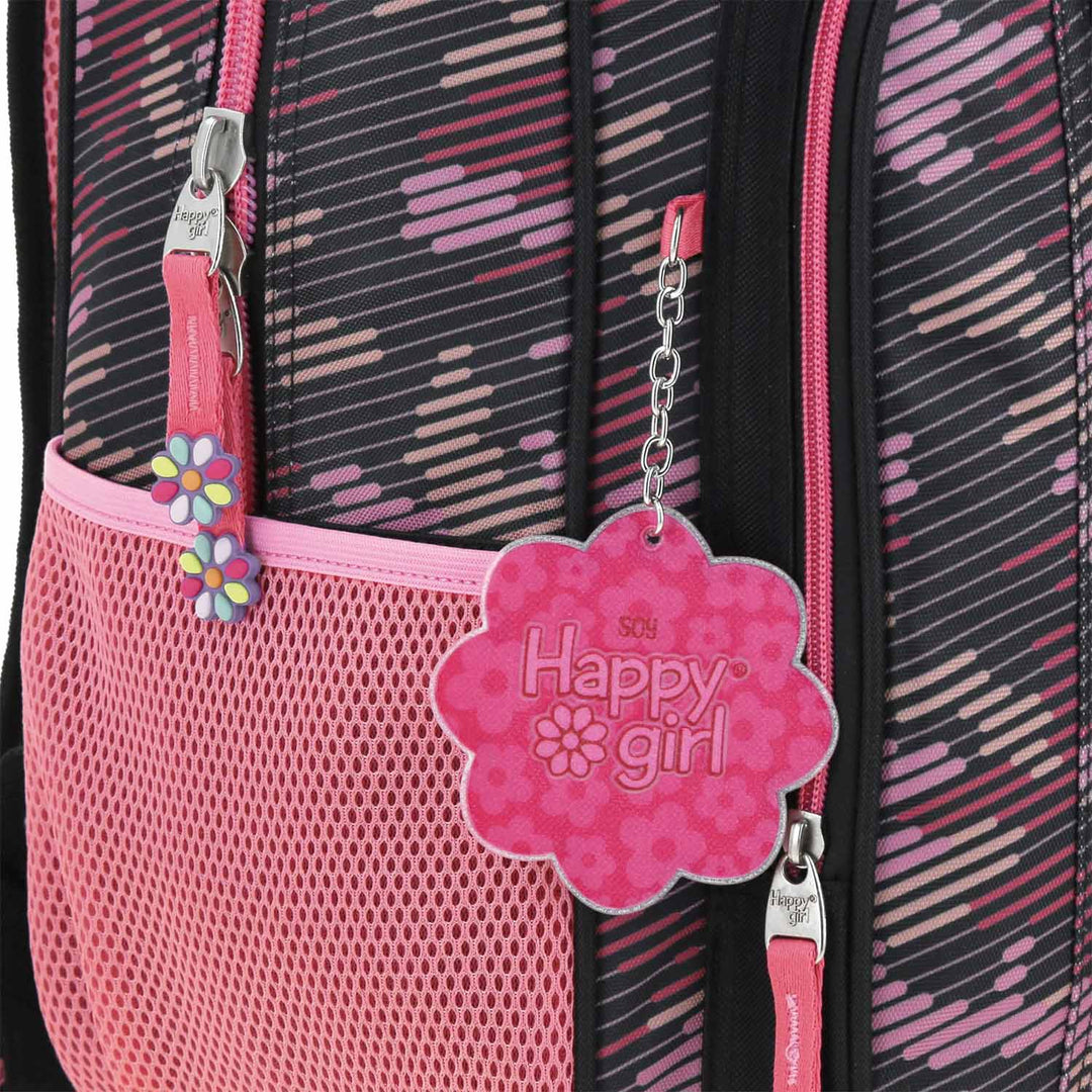 Mochila Escolar Chenson Negro para Niña