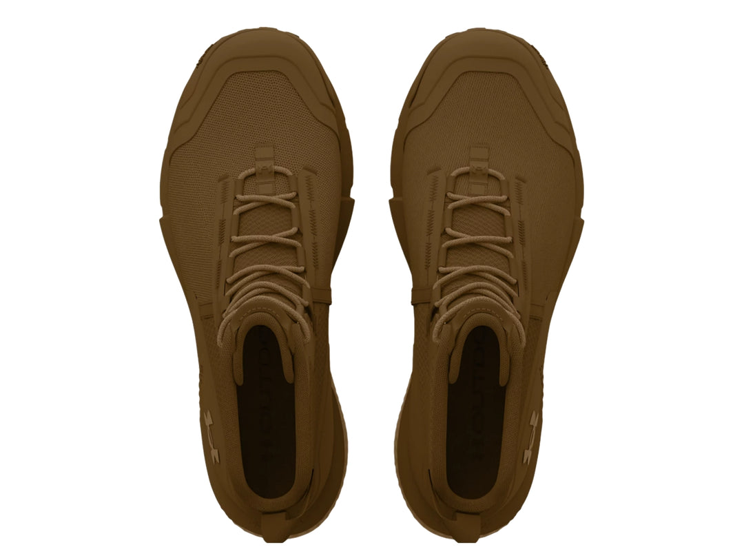 Botas Tácticas Under Armour Charged Valsetz Mid Color Marrón