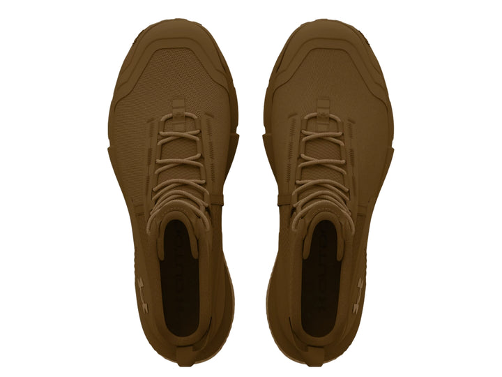 Botas Tácticas Under Armour Charged Valsetz Mid Color Marrón
