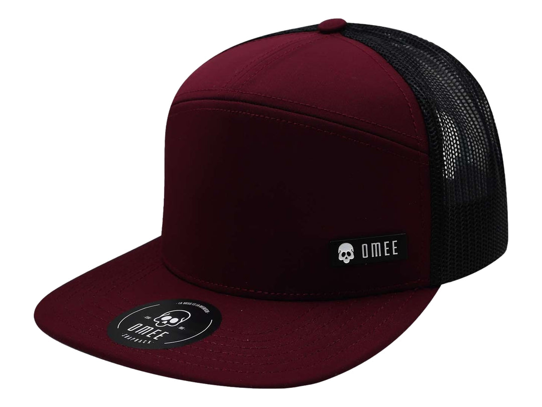 Gorra OMEE Arseni Guinda y Negro para Hombre