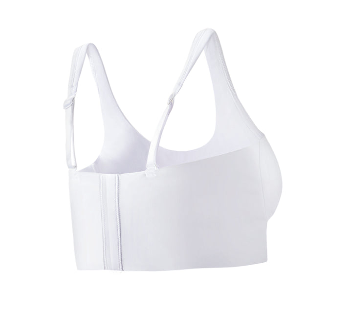 Top de lencería color perla para mujer con tirantes ajustables y diseño sin costuras.