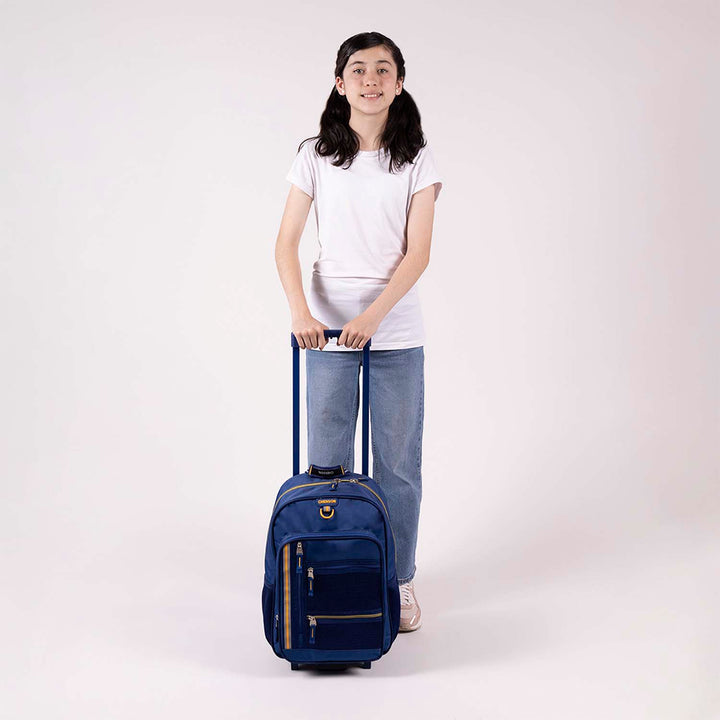 Mochila Rodante Chenson Azul para Nino